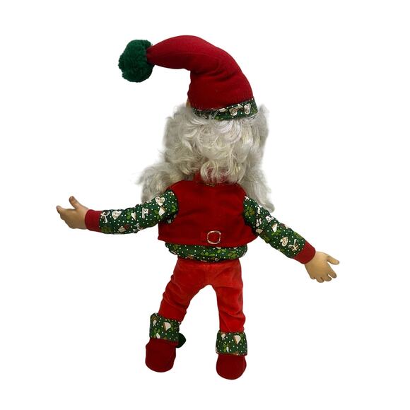 North Pole Village Enesco 3 Vintage 1994 Sandi Zimnicki Poseable 20" Elf Dolls - Picture 5 of 9